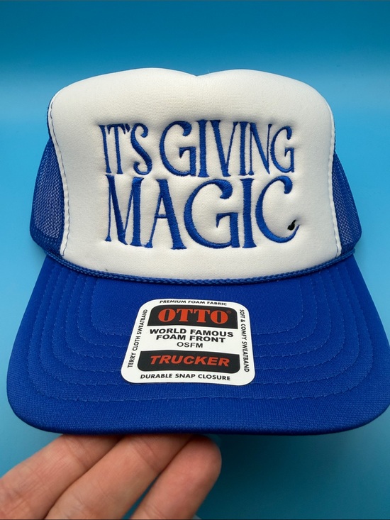 OTTO Accessories - It's Giving Magic Trucker Hat Otto Cap Disney Vacation Theme Mickey Beach